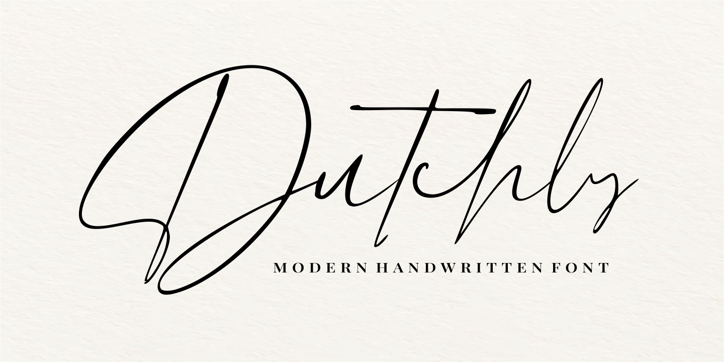 Шрифт Dutchly